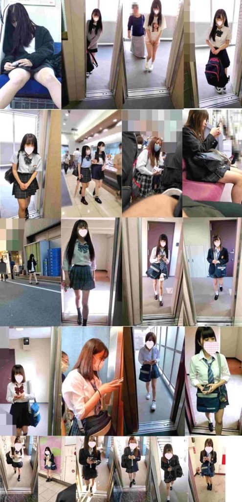 女子高生パンチラ